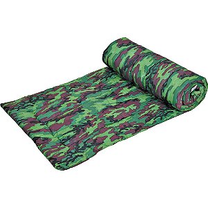 Colchonete Casal Camuflado Para Transporte  Dobrável Trekking