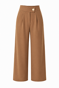 Calça Pantalona Cós Nude