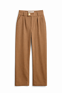 Calça Pantalona Cós Nude