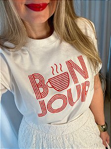 T-shirt Bonjour