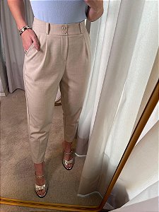 Calça Mellina areia