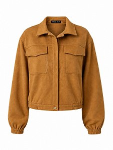Jaqueta Bomber camel