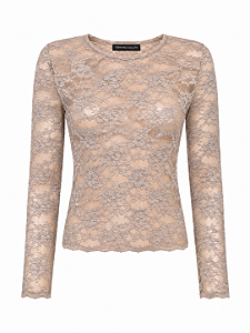 Blusa Renda Paris Cinza