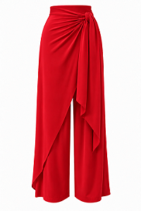 Calça Pantalona Laço red