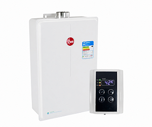 Aquecedor de Passagem Digital Rheem - 35 Litros - GN ou GLP