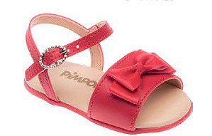 sandalia pimpolho vermelha