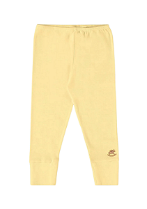 Calça para Bebê Up Baby em Suedine Amarelo