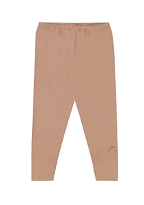 Calça em Suedine Marrom Claro para Bebê Up Baby