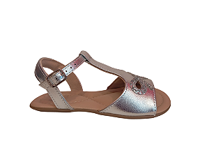 Sandália Infantil Feminina Prata Lupiê