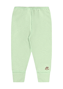 Calça para Bebê Unissex em Suedine Verde Up Baby