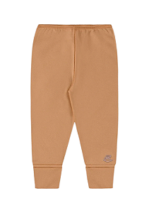 Calça para Bebê Unissex em Suedine Marrom Up Baby