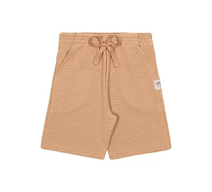 Bermuda Infantil Masculina Caramelo Kiko e Kika
