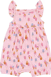 Macaquinho para Bebê Menina Estampado com Sorvetes Rosa Kiko Baby