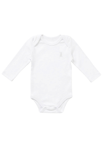 Body Manga Longa Branco Kiko Baby