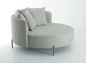 CHAISE LUXE BASE METAL
