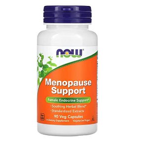 MENOPAUSA SUPPORTE (90 CAPS) SUPORTE HORMONAL PARA MULHERES - NOW FOODS