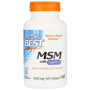 MSM WITH OPTIMSM ENXOFRE 1500MG (120 TABS) DOCTOR´S BEST