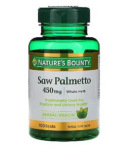 SAW PALMETTO 450MG (100 CAPS) NATURES BOUNTY
