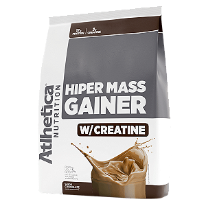 Hiper Mass Gainer 3kg com Creatina - Atlhetica Nutrition