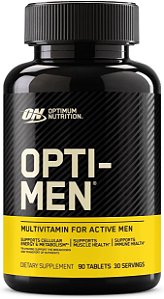 Suplemento alimentar Multivitaminico ON Opti-Men 90 Tabletes - Optimum Nutrition