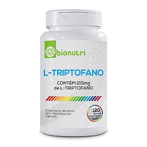 L-Triptofano 500mg 120 Capsulas - Bionutri