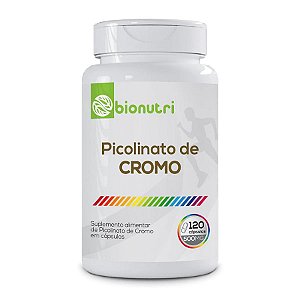Picolinato de Cromo 500mg 120 Capsulas - Bionutri