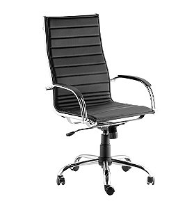 Cadeira Clostin Linha Office Diretor 2012A Alta (braços duplos revestidos)
