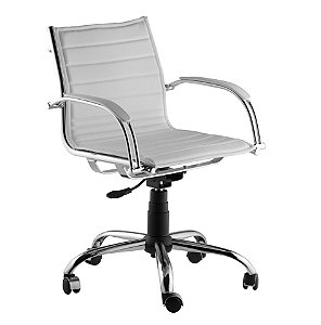 Cadeira Clostin Linha Office Diretor 2013B Baixa (Braços duplos revestidos)
