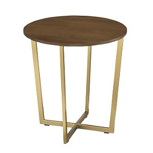 Mesa Lateral Alfama Alta c/ Base Metal