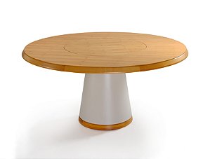 Mesa de Jantar Redonda Stunning C/ Giratório Embutido TM 6953