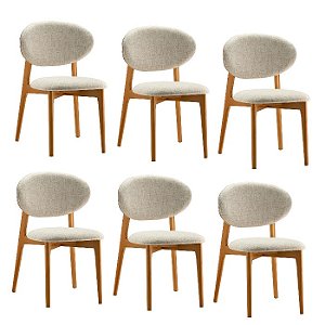 Kit Promocional 6 Cadeiras de Jantar Harris 4434