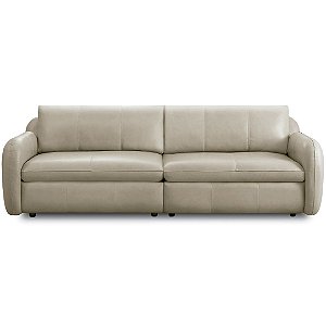 Sofá Willy Leather 2,36m | Couro Natural Legítimo, Design Sofisticado e Conforto Premium para Ambientes Modernos