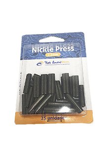 Anilha Rob Allen Nickle Press Estriado 2,2 mm (25UN) - BLISTER