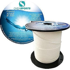 LINHA DYNEEMA STIFF (100% UHMWPE) ONDA SPORTS 1,9MM BRANCA (METRO)