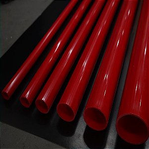 SANKING TUBO UPVC VERMELHO 50MM 1-1/2" 1M