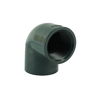 SANKING JOELHO COTOVELO 90° ROSCA/SOLDAVEL 1" UPVC CINZA 32MM