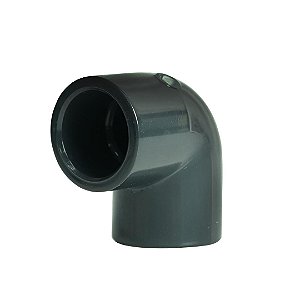 SANKING JOELHO COTOVELO 90° SOLDAVEL 1-1/2" UPVC CINZA 50MM