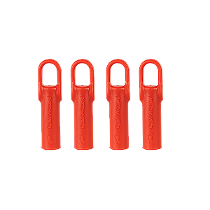 PROTETOR EM BORRACHA ROB ALLEN PARA SETAS 6,3/7MM - VERMELHO