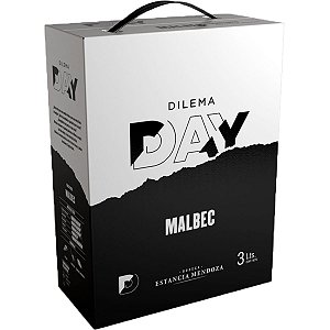 Vinho Dilema Day Malbec Varietal Bag In Box 3 Litros