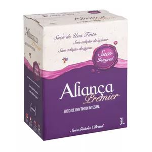 Suco de Uva Aliança Premier Bag in Box 3 litros