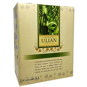 Vinho Ulian Moscato Alexandria Bag In Box 3 Litros