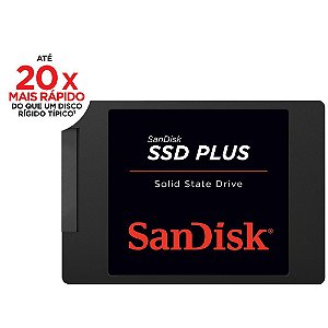 SSD 240GB SANDISK PLUS SDSSDA-240G-G26 2.5 SATA 3