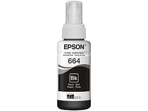Garrafa de Tinta Original Epson T664320 Preto 70ml