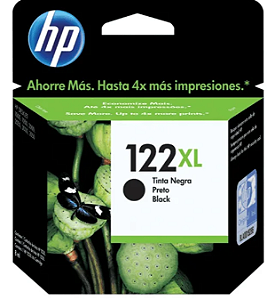 Cartucho de Tinta HP 122xl Preto Original (CH561HB) Para HP HP Deskjet 1000 - J110a; 2000 - J210a; 2050 - J510a; 3050 - J610a, HP - CX 1 UN