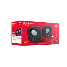 Caixa de Som C3Tech 2.0 Portátil 3W RMS Preta - SP-301BK