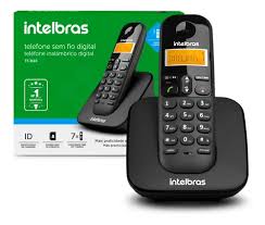 Telefone Sem Fio Digital Intelbras Ts 3110 - 4123110 Cor:preto