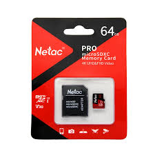 Cartão Memoria Microsd 64gb Extreme Pro Netac C Adap