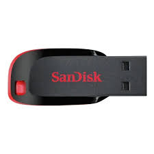 Pen Drive 64GB, Sandisk, USB 2.0, Cruzer Blade - Sdcz50-064g-B35