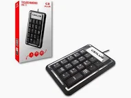 Teclado Numérico C3plus Kn-11bk, Usb, 19 Teclas, Membrana