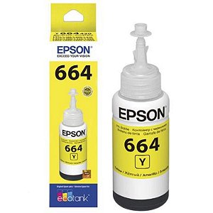 CARTUCHO ORIGINAL EPSON T664420 AMARELO L110 L200 L210 L350 L355 L555